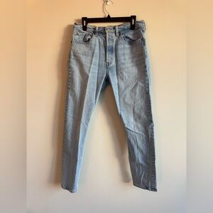 Vintage Levi's 501 Skinny High Rise Light Wash Blue Cotton
Denim Iconic Jeans